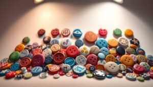 Kreative Eventgestaltung mit individuellen Buttons