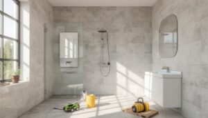 Badezimmer modernisieren in Hessen: Materialien im Vergleich